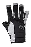 Helly Hansen Unisex Sailing Glove Short Segelhandschuhe, Schwarz (Black), X-Large