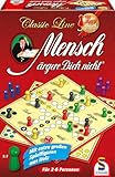 Schmidt Spiele 49085 Classic Line, Mensch ärgere Dich Nicht, mit extra großen Spielfiguren aus...