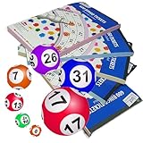 CareStarz 4 x 600 Bingotickets Bücher für Bingo-Spiel - 600 Jumbo-Bingo-Tickets - lustige...