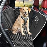 KYG Hundedecke Auto Rückbank, Autoschondecke Hund Rücksitz Seitenschutz und Sichtfenster...