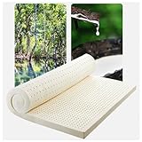 Matratzenauflage aus 100 % Naturlatex, mittlere Festigkeit, 7,5 cm dick, langlebig und stützend,...