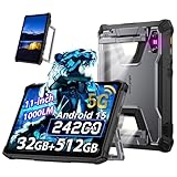 Ulefone Armor PAD 5 Pro 5G Outdoor Tablet 11 pulgadas, 32GB+512GB/2TB Android 15 Tablet, 2K FHD+...