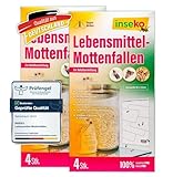 inseko 8 x Lebensmittelmotten Falle I insektizidfrei und geruchlos I Made in Germany (8)