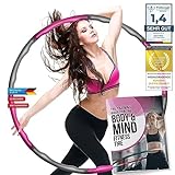 Body & Mind® Hula Hoop Reifen - Erwachsenen Fitness-Reife - mit 6-8 Segmenten bis 1 kg mit...