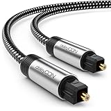 deleyCON 0,5m Toslink Kabel Optisches Digital Audio Kabel mit Metallstecker & Nylon Mantel - SPDIF...