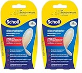 Scholl Transparente Fersen Pflaster, Blasenpflaster mit Hydra-Guard-Technolgoie, schmerzlindernd,...