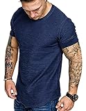 COOFANDY Fitness T-Shirt Herren Rundhals Shirts Sommer Funktionsshirt Basic Tee Muscleshirt Sport...
