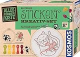 Kosmos 604691 AllesKönnerKiste Sticken Kreativ-Set, Sticken für Kinder ab 8 Jahren und Anfänger,...