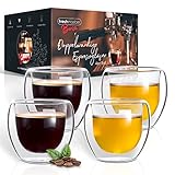 Fresh Master Espressotassen Espresso Gläser - Barista Premium Qualität für besten Espresso Genuss...