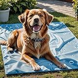 PetsHome Coole Matte - Hund und Katze - XL - 100 x 75 cm - Blau