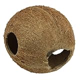 JBL 61514 Kokosnuss-Schale als Höhle für Aquarien und Terrarien, Cocos Cava 1/1 M