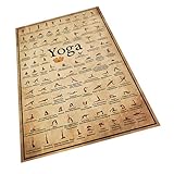 NOLITOY Yoga Poster Wandbild Ungerahmt Dekoratives Haushaltsbild mit Yoga posen Zarte Wanddekoration...