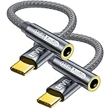 USB C auf 3,5 mm Buchse, Kopfhörer-Adapter, Type C auf AUX-Audiokabel, kompatibel mit iPhone...