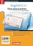 English G 21 - Lernsoftware - Vokabelkarteien interaktiv - zu allen Ausgaben: English G 21 Band 3....