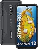 Blackview BV5200Pro Smartphone, bruchsicher, Android 12 (7 GB + 64 GB/TF-1TB, Octa-Core, 6,1 Zoll...