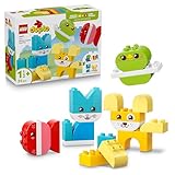 LEGO DUPLO 3-in-1 Kreative Tiere - Kleinkinder Lernspielzeug zur Förderung der Feinmotorik -...