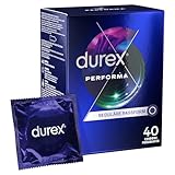 Durex Performa Kondome – Aktverlängernde Kondome mit 5% benzocainhaltigem Gel & mit Easy-On-Form...