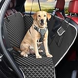 KYG Hundedecke Auto Rückbank, Autoschondecke Hund Rücksitz Seitenschutz und Sichtfenster...