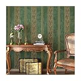 JLWM Tapete Barock Vlies, Vliestapete Barocktapete 3d Linderung Amerikanisch Vintage Pastoral...