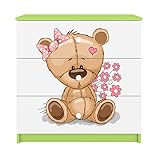 Babydreams groene kleine Dino Commode