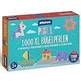 Smowo® Große 10mm Bügelperlen 1000 Stück für Kinder ab 3 Jahren - 6 Pastell Farben XL...