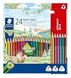 STAEDTLER Noris Colour Buntstift (erhöhte Bruchfestigkeit, Dreikantform, attraktives Design,...