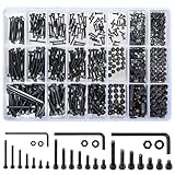 1260 STK M2 M3 M4 Schrauben Set, Zylinderschrauben mit Innensechskant Schrauben Set,...