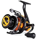 Sougayilang SL Spinnrolle 5,2:1 Hochgeschwindigkeits-Metallspule Leistungsstarke Spinnangelrollen...