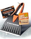 FROSTWUNDER Eiskratzer Auto [Made in Germany] - 100% recycelter Auto Eiskratzer - Unschlagbarer...