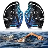 Schwimmhandpaddel Profi Gebogene Schwimmpaddel mit Hydrodynamisches Design & Verstellbare...