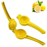 PIQIUQIU Zitronenpresse – Metall Limettenpresse – Manuelle Zitruspresse Saftpresse mit Handle-...