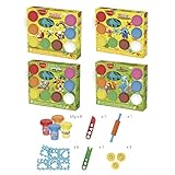 Keyroad KR972269 Knetmasse Spielknete in Grundfarben mit Knetzubehör, Mischung von Farben, 20 pcs