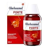 Chlorhexamed Forte Alkoholfrei 0,2 % Mundspüllösung mit Chlorhexidin, 300ml, Antibakterielle...
