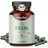 Spirulina Tabletten Bio | 400 Presslinge | mit je 6g Spirulina Algen Pulver pro Tagesdosis | 100%...