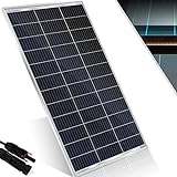 KESSER® Solarpanel Monokristallin Solarmodul Solarpanel - 180W 18 V für 12 V Batterien,...