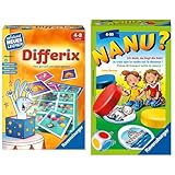 Ravensburger 24930 - Differix - Spielen und Lernen für Kinder & 23063 - Nanu? Mitbringspiel für...