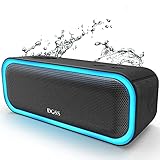 DOSS SoundBox Pro Bluetooth Lautsprecher, 20W Stereo Sound, Extra Bass, IPX6 Wasserdicht, 20 Stunden...