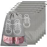 6 Stück Schuhbeutel,Schuhtasche Reise,Schuhtasch Koffer,Staubdicht Schuhtaschen,Tragbare Schuh...