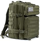 QT&QY 45L Militärischer taktischer Rucksack Bundeswehr Rucksäcke für Männer Molle Armee Angriff...
