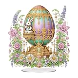 Diamond Painting Ostern Eier, Ostern Deko Diamant Painting Tischdeko DIY Diamond Malerei Frühling...