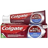 Colgate Zahnpasta Max White Optic 75 ml – entfernt bis zu 100% der Oberflächenverfärbungen für...