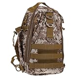 Toyvian 1Stück Camping Rucksack Multifunktions Rucksack Für Outdoor Aktivitäten Desert Camouflage...