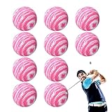 Übungsbälle mit 10 Streifen – Golfball aus Eva- | Familienspiele, Aufwärmhilfe für...