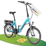 aktivelo Alu Elektro Faltrad Komfort,E Bike Elektrofahrrad 20',250W/36V/10,4Ah,wartungsfreier...