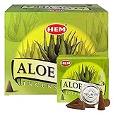 Räucherstäbchen-Set mit Aloe Vera und Räucherkegel