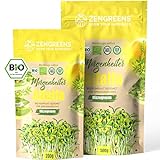 zengreens® - Bio Alfalfa Sprossen Samen - Wähle zwischen 200g, 500g und 1000g - Alfalfa Samen...