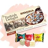 KOSKA Türkischer Honig - Lokum - Turkish Delight / Rose - Gül + 3 Loki GRATIS dazu