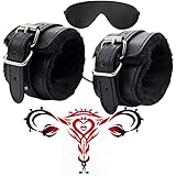 BDSM Sex Eine Kombination Von Schwarzen Leder Schlafbrillen Und Handschuhe, Um In Der Freizeit Und...