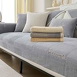 LINGKY Couch Überzug, Sofa Überzug 1/2/3/4 Sitzer L Form Sofa Cover Sofabezug Ecksofa, Sofadecken...