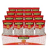 16 × 170g DER MANN Geröstete Sonnenblumenkerne mit Schale - leicht gesalzen | Perfekt für Snacks...